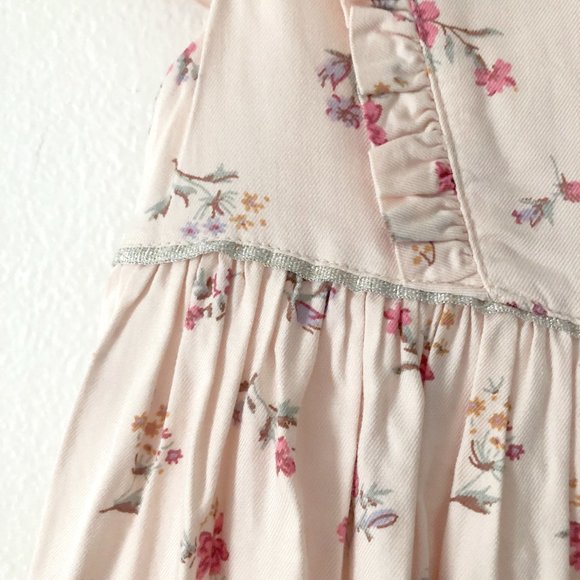 Baby B'gosh | Light Peach Floral Print Dress - Picture 5 of 7